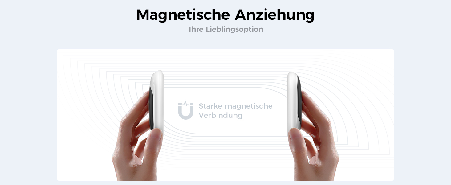 Електричні грілки для рук OCOOPA 2 шт. з магнітною основою, 5000mAh, 3 режими нагріву, компактні, для рукавичок, зима, подарунок