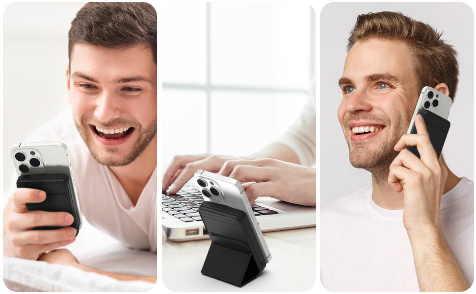 Powerbank Yiisonger Magsafe 10000mAh з бездротовою зарядкою, LED-дисплеєм та USB-C кабелем (фіолетовий)