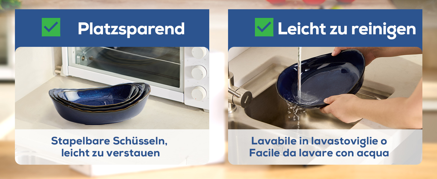 DUJUST Трирівнева етажерка для фруктів з кераміки, 3 яруси, сучасний дизайн, обпалена глазур, для кухні, зберігання фруктів, стабільна, придатна для миття в посудомийній машині