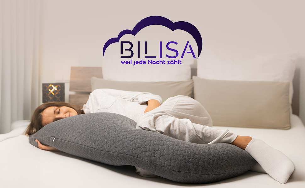 Подушка для вагітних та годування з ефектом пам'яті (Memory Foam), модель 2026 року, змивний чохол, анатомічна подушка для всього тіла