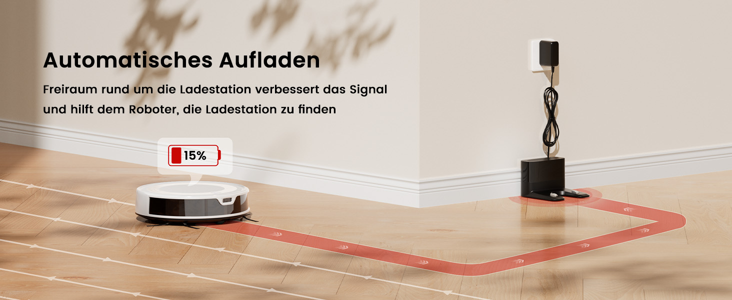 Робот-пилосос LEFANT M310 Ultra: потужність 6000Pa, вологе прибирання, лазерна навігація, керування через додаток та Alexa, захист від заплутування шерсті, білий