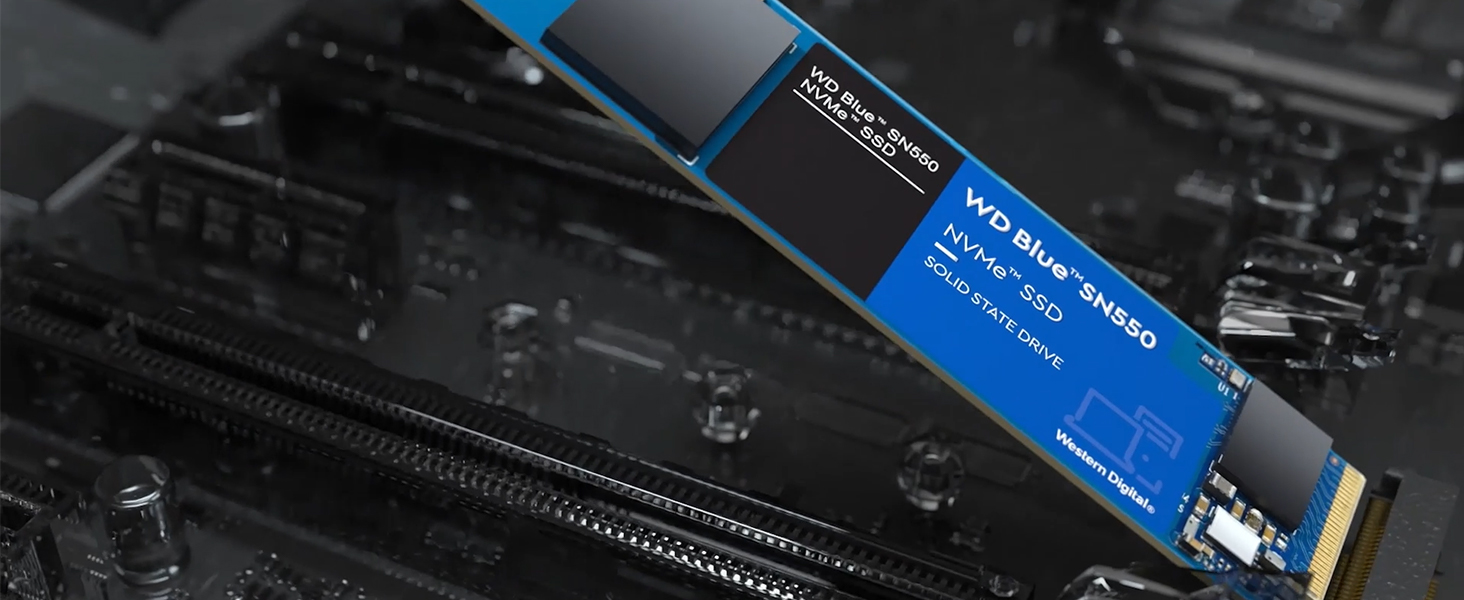 SSD накопичувач WD Blue SN550 1 TB NVMe M.2 - висока швидкість, внутрішній