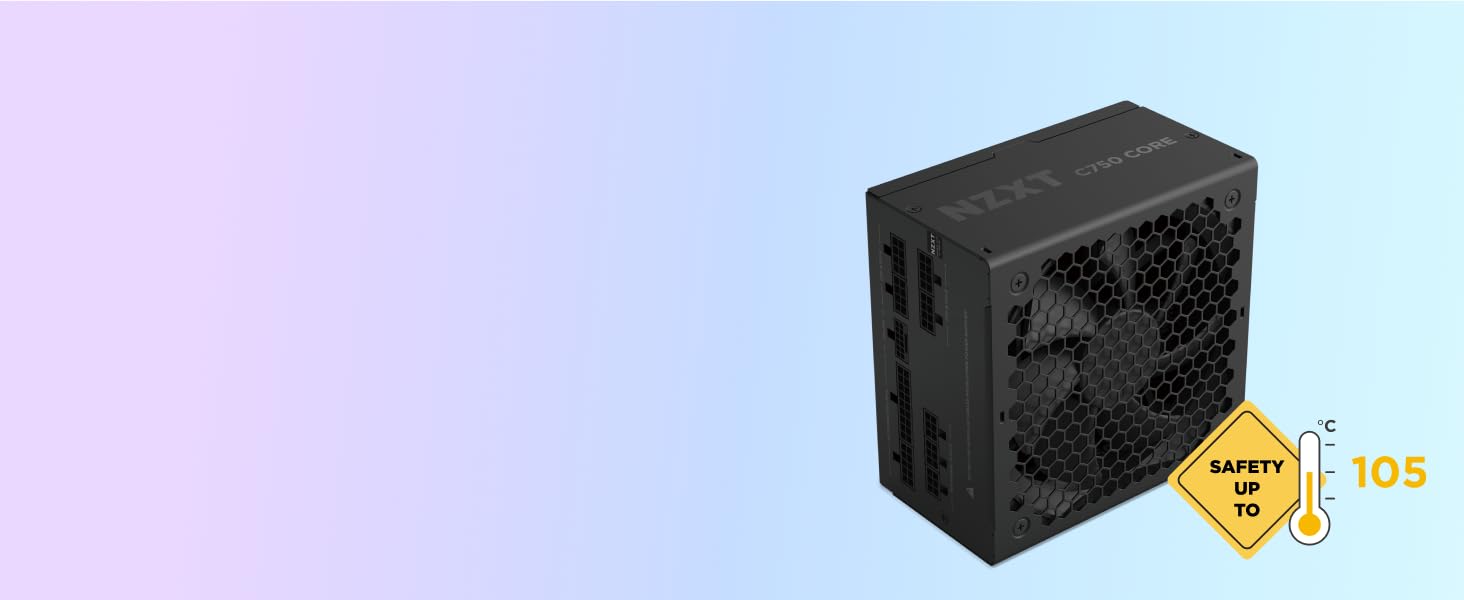 Блок живлення NZXT C850 Gold Core 850W ATX 3.1, 80+ Gold, чорний