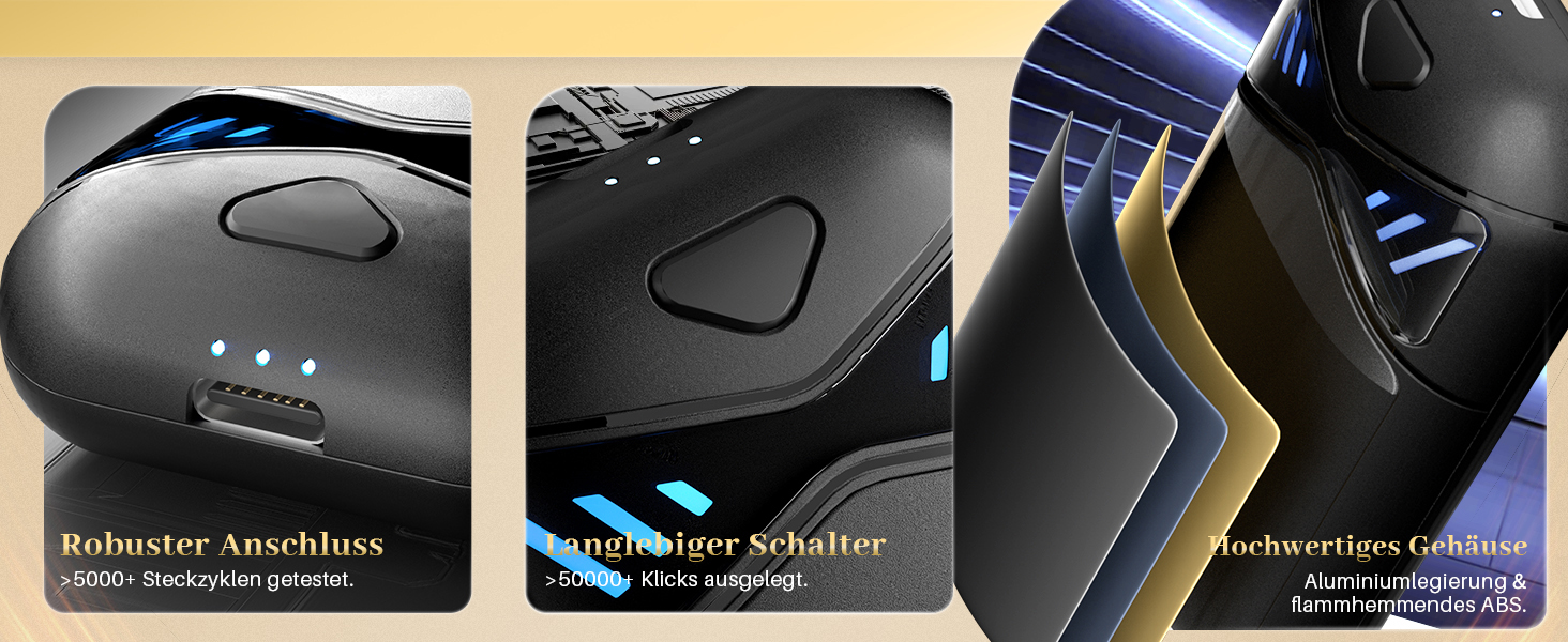 Електричні грілки для рук, 2 шт. з LED-дисплеєм та акумулятором 6000mAh, 3 режими нагріву, для активного відпочинку та зими, подарунок для жінок та чоловіків, чорний