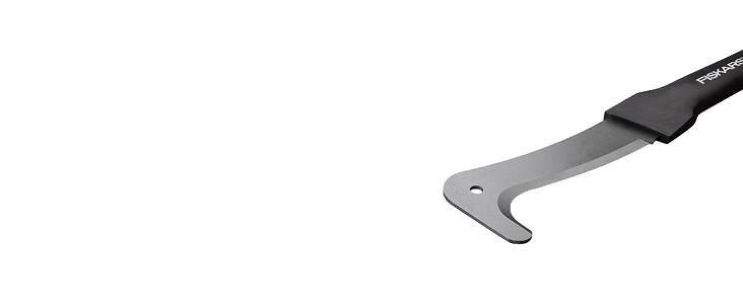 Мачете Fiskars WoodXpert XA3 50,5 см, антипригарне покриття, загартована сталева лезо, скловолоконна ручка, з чохлом, чорний/помаранчевий