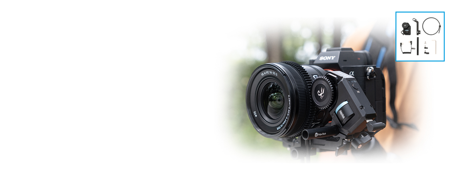 Feiyu SCORP Mini 2 Kit - Стабілізатор для бездзеркальних камер/Action-камер/iPhone/Samsung, Ручний 3-осьовий гiмбал з сумкою, світлом для селфі та подовжувачем. Чорний та білий кольори