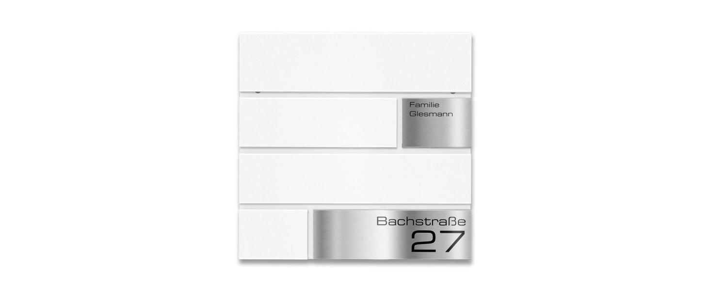 Поштова скринька Metzler G антрацит RAL 7016, з гравіюванням та табличкою з нержавіючої сталі, настінна, 37x37x10.5 см