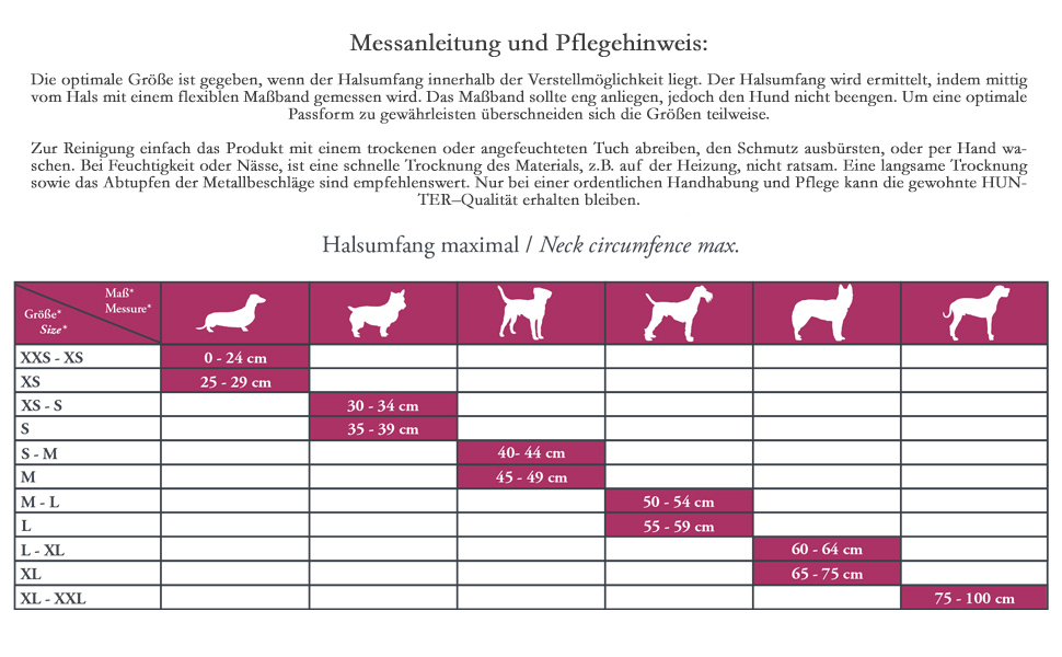 Нашийник для собак Hunter Vario Basic ALU-STRONG, нейлон, алюмінієва застібка, оранжевий, розмір L