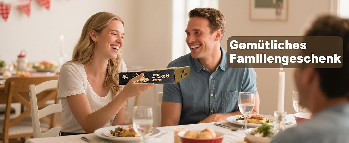 36-ти елементний набір посуду – міцний, легкий, з мисками для каші 26 oz, десертними та обідніми тарілками 10.5 дюймів, придатний для миття в посудомийній машині, багаторазовий, подарунок для дому, для щоденного використання, посудовий набір білий (10.5 дюймові тарілки білі, 12 комплектів)