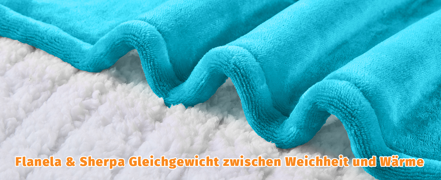 Електрична ковдра BOMOVA з автовимкненням, плюшева ковдра для дому, 10 температурних режимів, таймер 5 годин, 130x180 см, колір блакитний