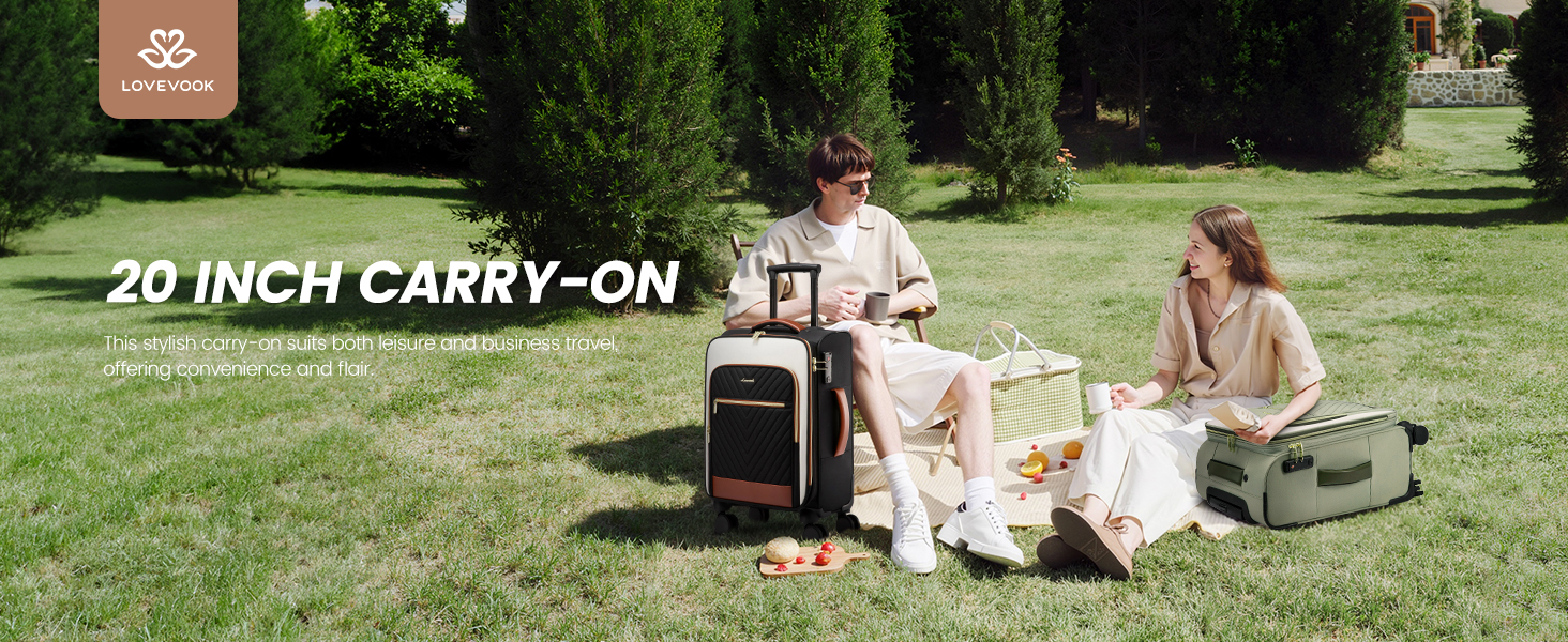 Рюкзак-валіза LOVEVOOK для жінок, 40L, ручна поклажа, водонепроникний, для ноутбука, подорожі, бізнес (20-дюймовий валіза, Бежево-хакі)