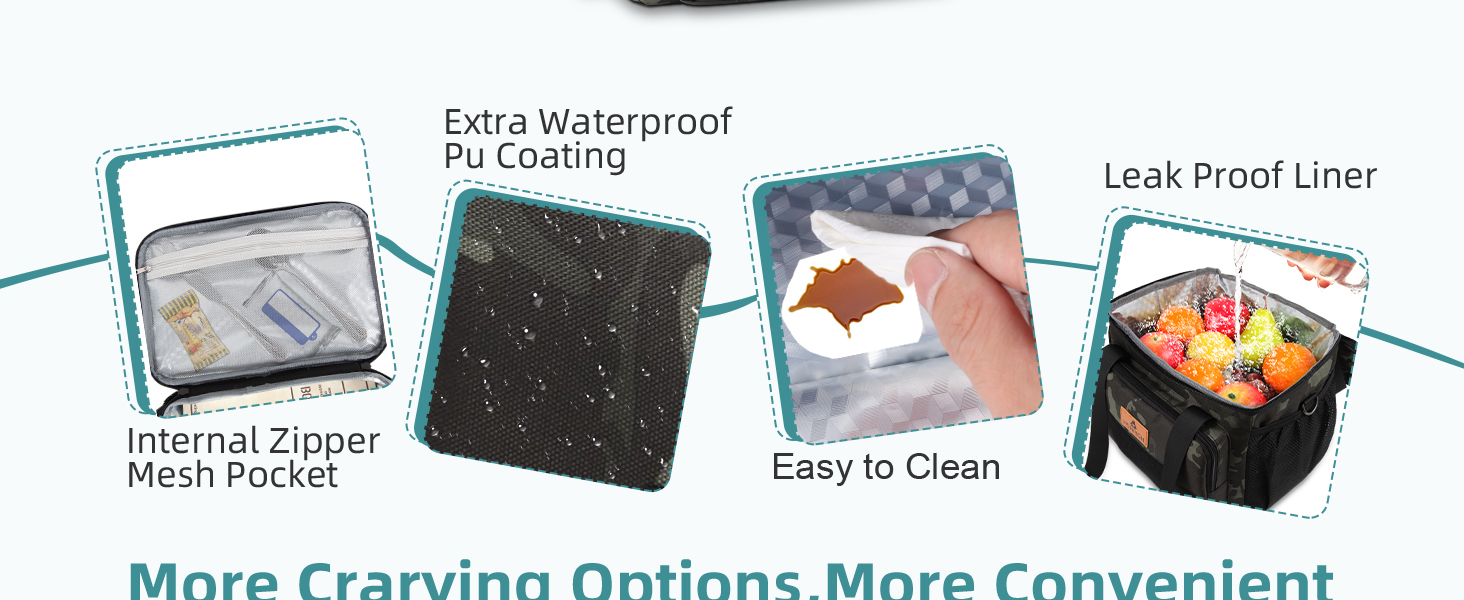 Тактична ланч-сумка HSHRISH, 12L, чорний камуфляж – велика ізольована сумка для їжі для чоловіків, дорослих, для роботи, пікніків