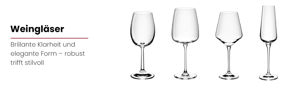 Набір келихів для шампанського та шампанського Gerlach 1760 (6 шт, 200 мл) - скляні келихи для вина, сумісності з посудомийною машиною, сучасний дизайн