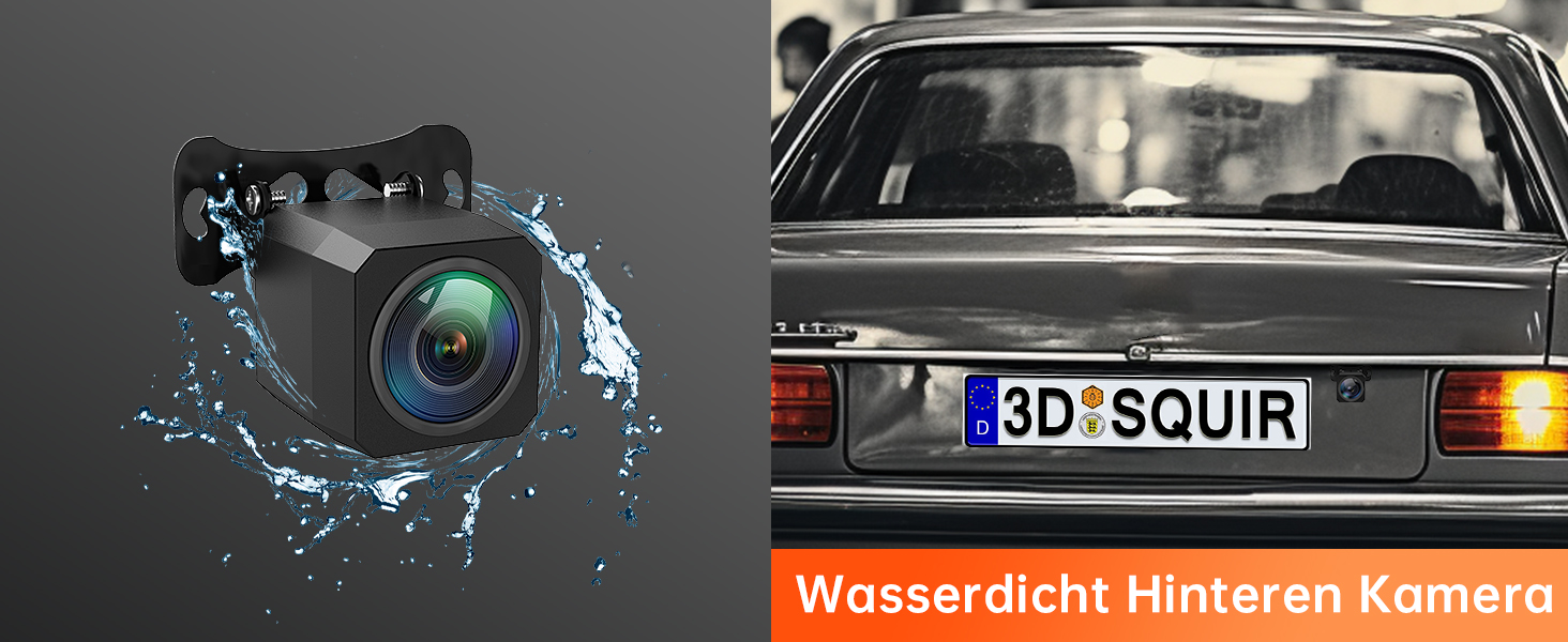 Відеореєстратор Auto Dashcam 4K+1080P з GPS, WiFi, паркуванням, подвійний об'єктив, 32GB карта пам'яті, 170° кут огляду, Super нічне бачення, G-сенсор, циклічна запис, керування через APP, Max 256GB, чорний