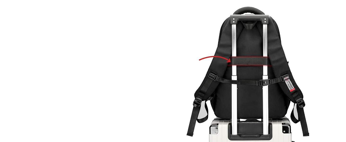 Водонепроникний шкільний рюкзак JANSBEN для підлітків (хлопців та дівчат), багатоклековий дизайн для школи та подорожей, ідеальний для 5 класу, чорний