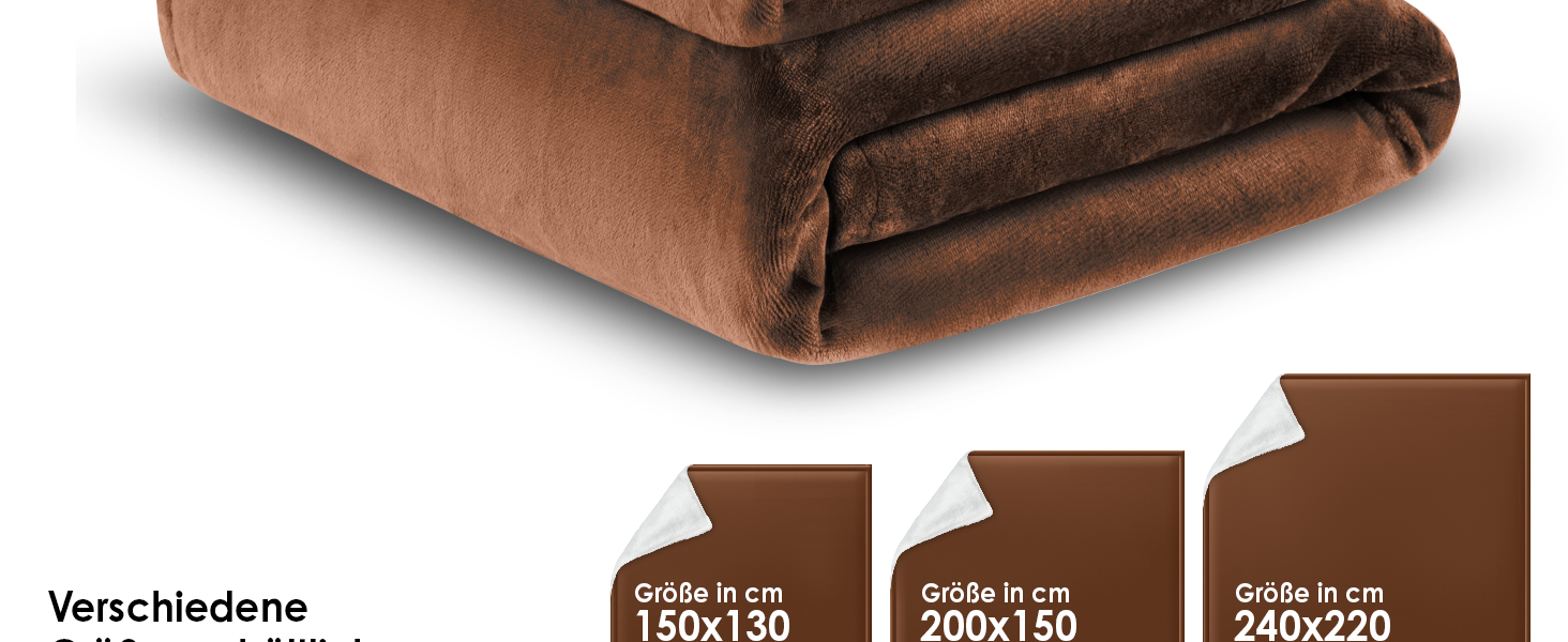 Плед KESSER® з м'якого флісу та шерпи, 220 x 240 см (XXL), теплий та затишний, для дивана або ліжка