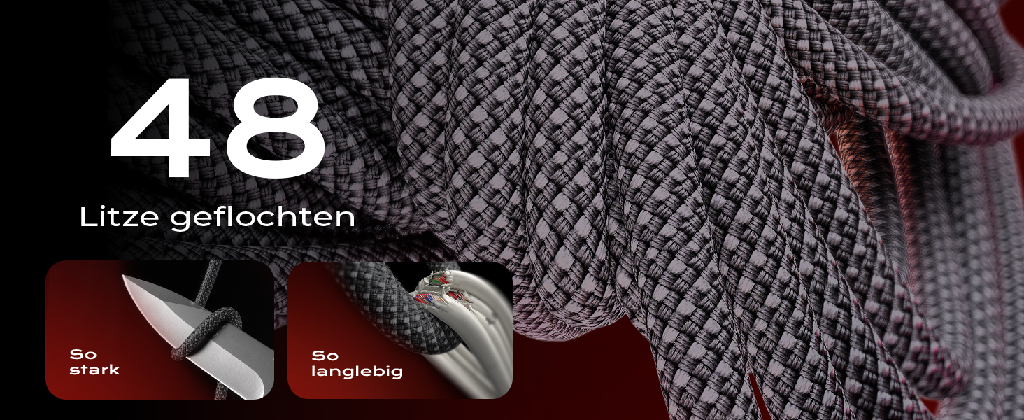 Набір USB-C кабелів LISEN 60W (4 шт.): 0.5м, 1м, 1м, 2м. Підтримка PD 3.0. Сумісний з iPhone, Switch, Samsung, Pixel, MacBook, iPad, Xiaomi. Чорний.