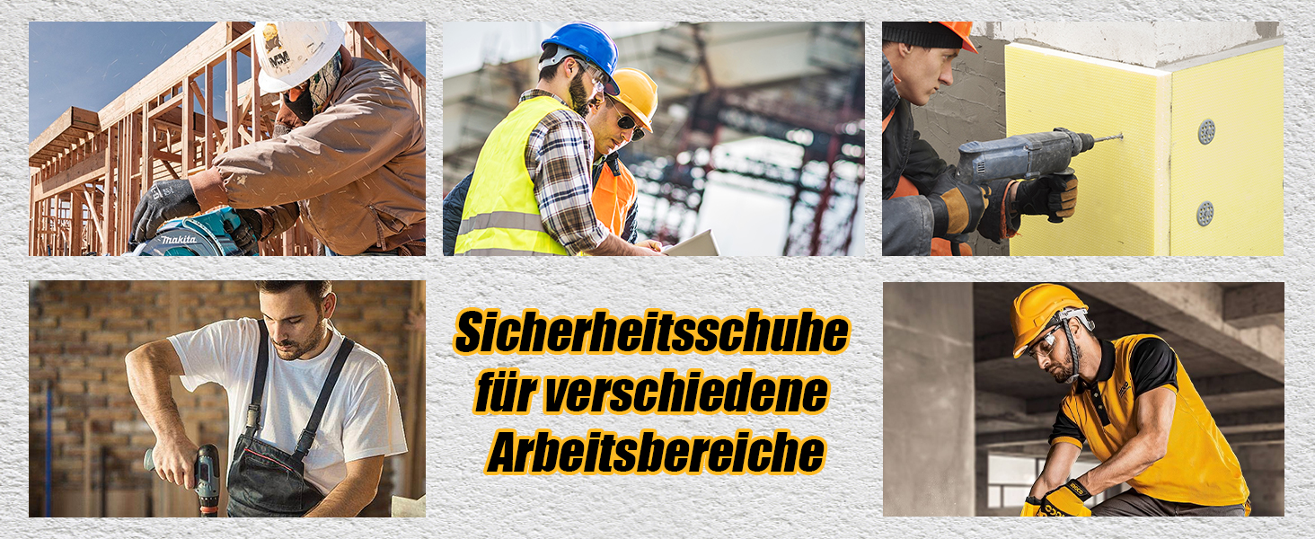 Чоловічі та жіночі робочі черевики безпеки з металевим носком, неслизькі, чорні, розмір 43 EU