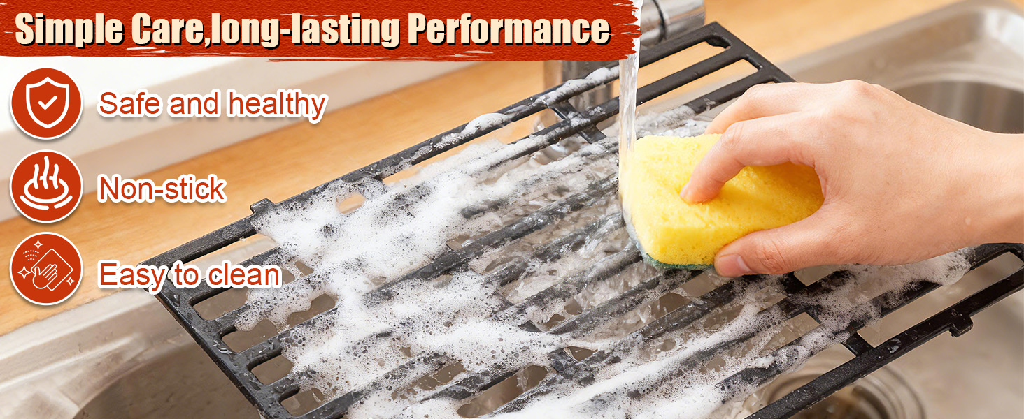 Решітка для гриля Weber Spirit I & II E210, E220, S210, S220 (2 шт.) - чавун, Denmay 7637