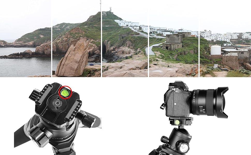 Штатив Pyramid Carbon з кульковою головкою для панорамної зйомки, без центральної колони, 147 см, 2 кг, вантажопідйомність 20 кг, діаметр труби 32 мм