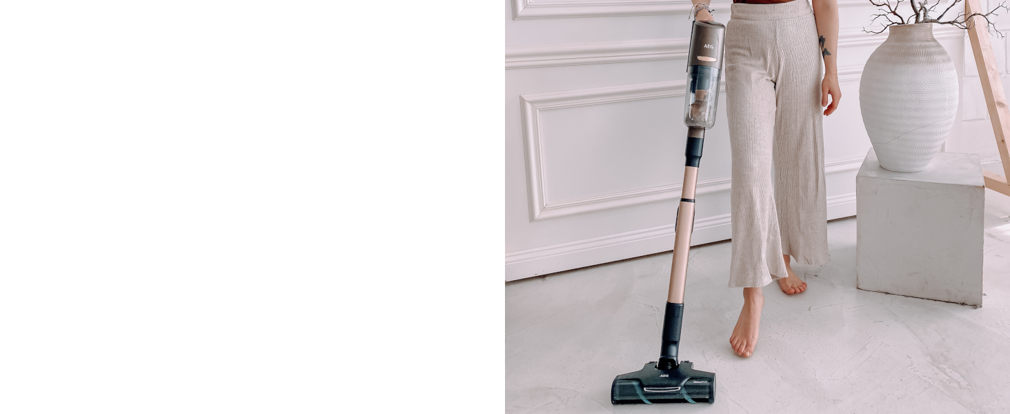 Пылесос AEG ANIMAL 8000 AP81AB25UG: аккумуляторный, 5-ступенчатая фильтрация, цифровая панель, насадки для шерсті тварин та для різних поверхонь, сірий