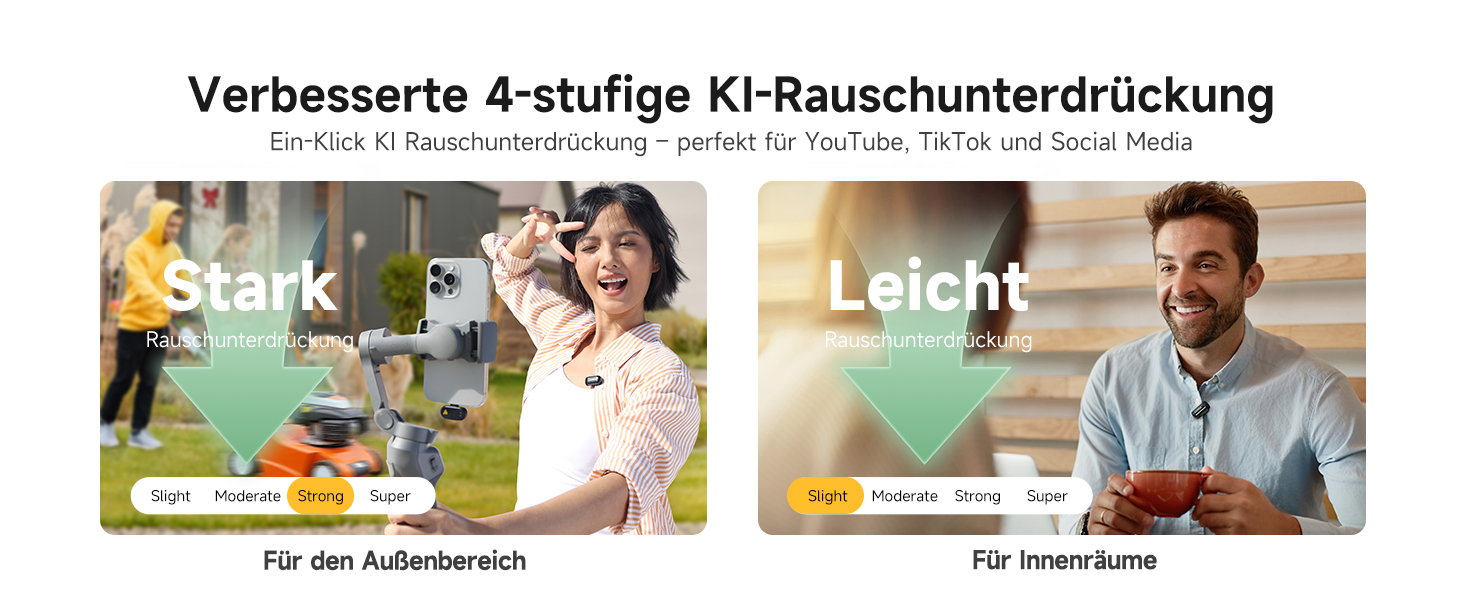 Мікрофон MAONO Wave T1 Mini USB-C: бездротовий, для iPhone/Android, з шумозаглушенням, для YouTube, Vlog, запису звуку