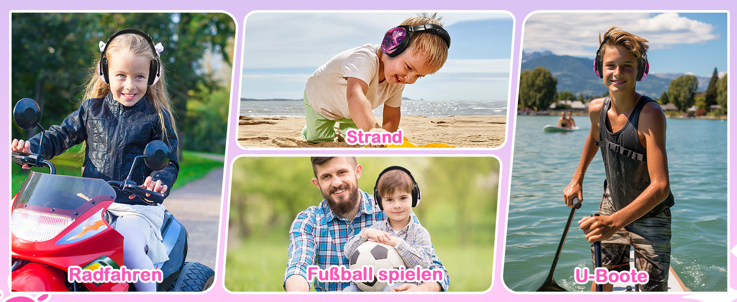 Навушники для захисту від шуму ZOHAN 030 для дітей 3-18 років (для аутизму), універсальний розмір, галактика+єдиноріг