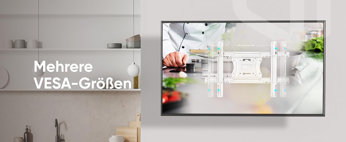 Кріплення для телевізора ONKRON M7L-B: поворотне, для 40-75