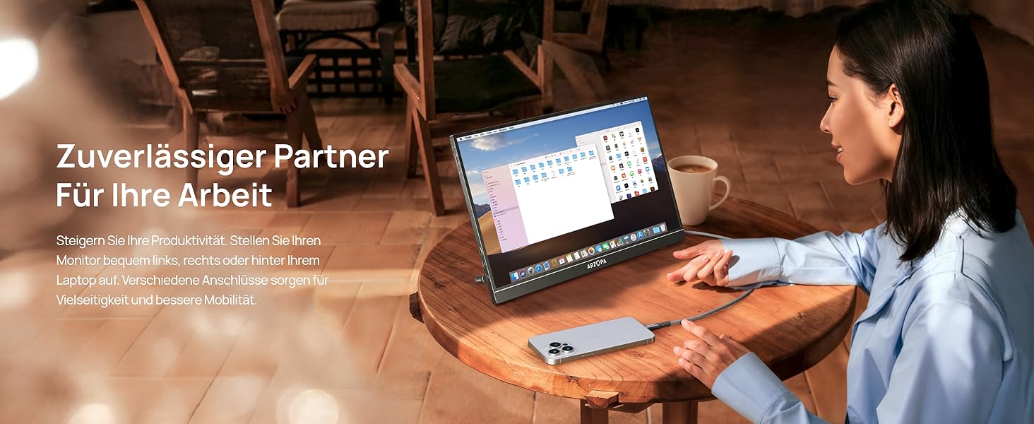 Портативний монітор ARZOPA 17.3