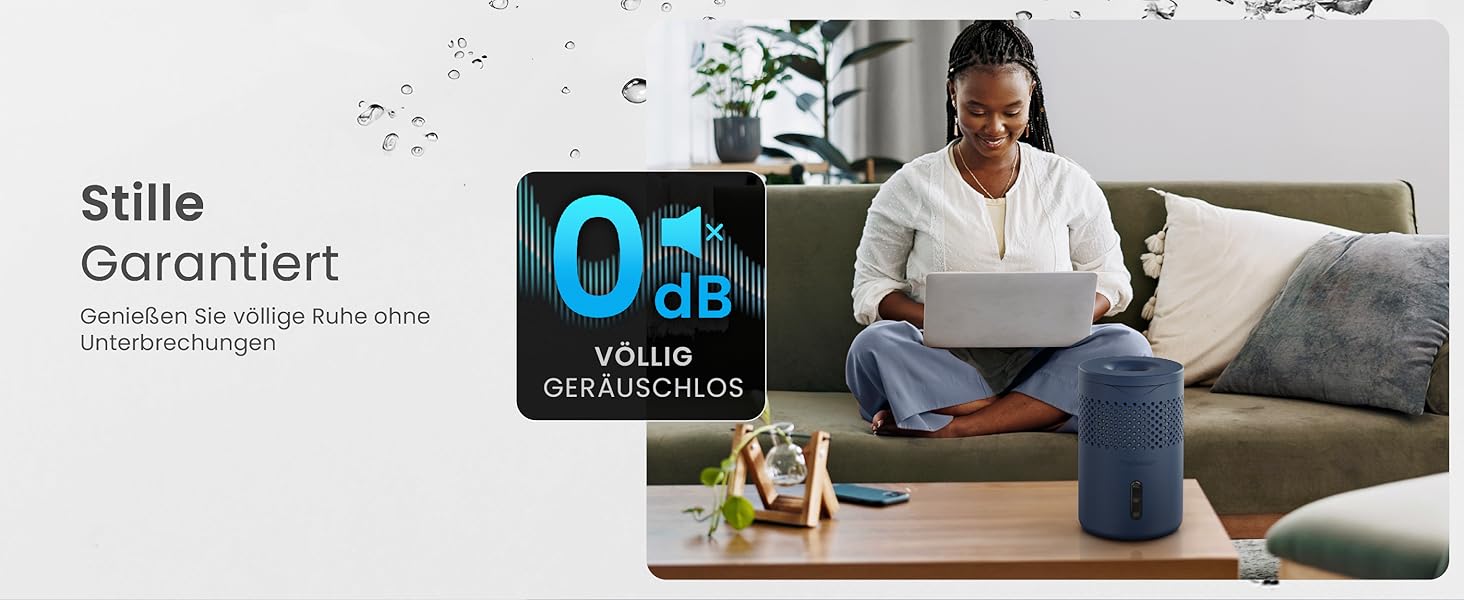 Pro Breeze Osmo: Безшумний осушувач повітря для дому – таблетки 700г (до 100 днів) – для кімнати, шафи, авто