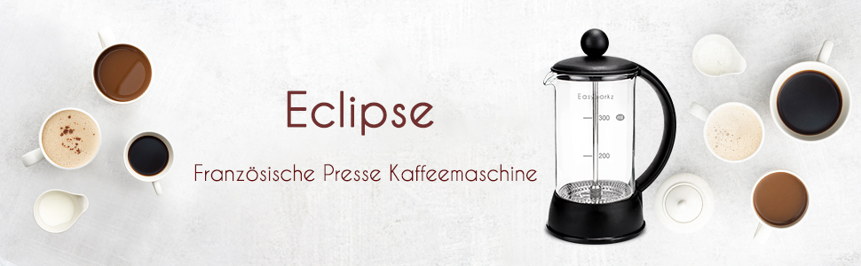 Френч-прес Easyworkz Eclipse 350 мл з боросилікатного скла