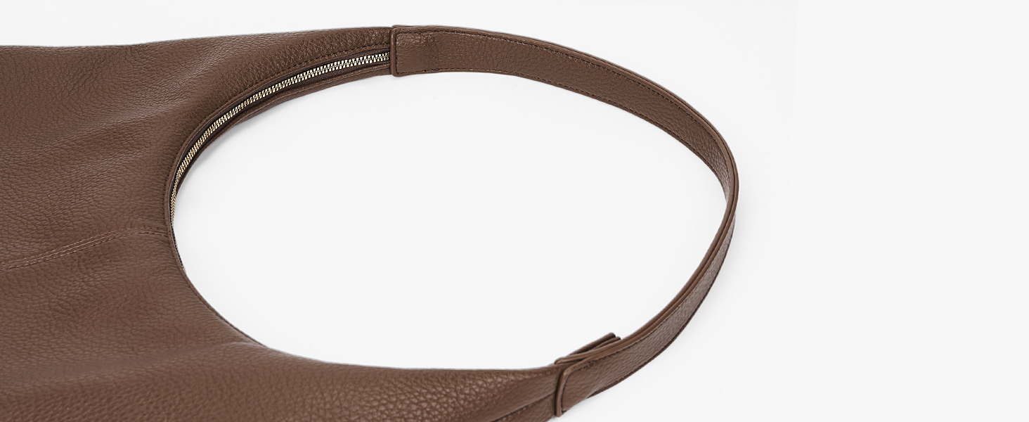 Сумка GSenhui Hobo з м'якої шкіри: вінтажна жіноча сумка-тоут на плече, однотонна, колір кава