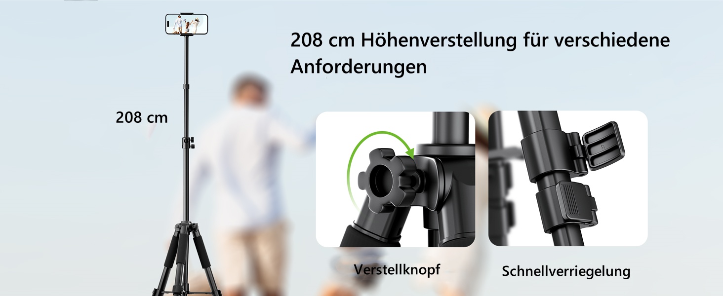 Штатив настільний Elitehood з виносним плечем 114 см, гнучкий, для iPhone, Android, відеозйомки, 180 см, 63 см