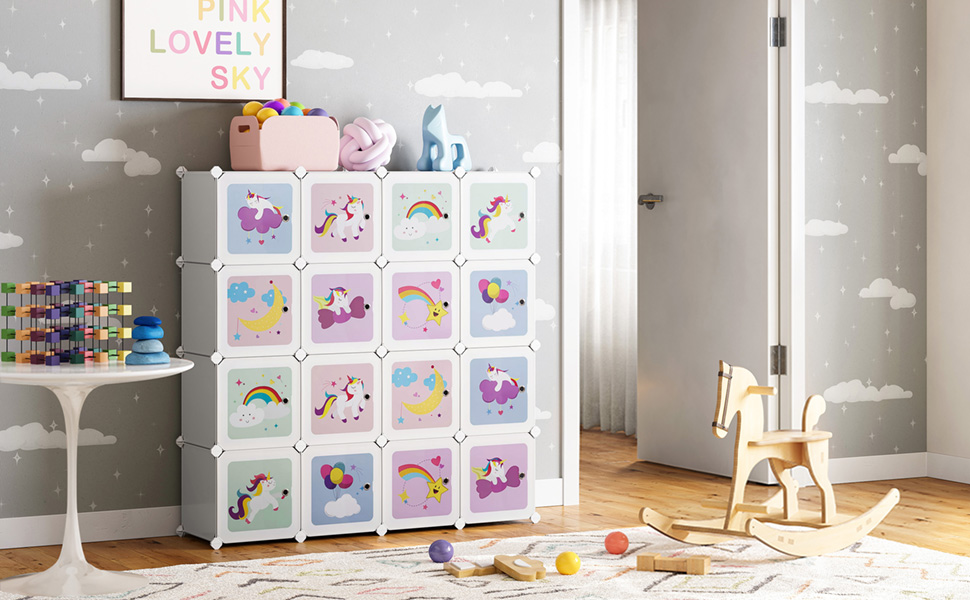 SONGMICS 16-Cube Storage Organizer