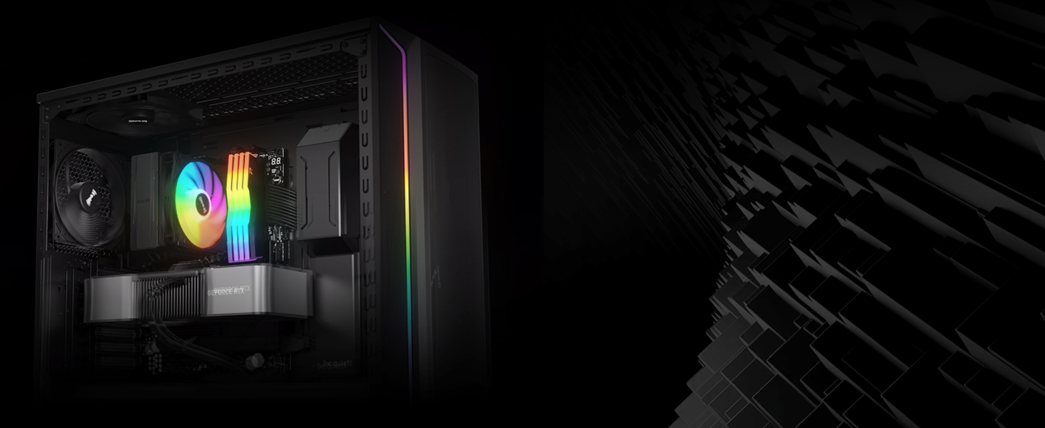 be quiet! Pure Rock 3 LX - повітряний кулер для ПК з 4 тепловими трубами та вентилятором Pure Wings 3 120mm PWM