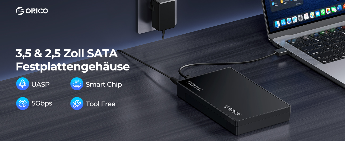 Зовнішній корпус для HDD/SSD ORICO 3.5
