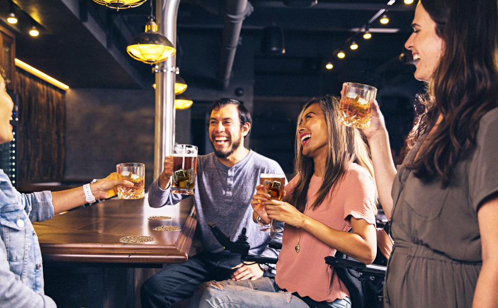 Набір для віскі з кубиків льоду з нержавіючої сталі – 6 шт. – Whiskey Steine, подарунок для чоловіків, охолоджуючі камені для віскі, горілки, джину, вина