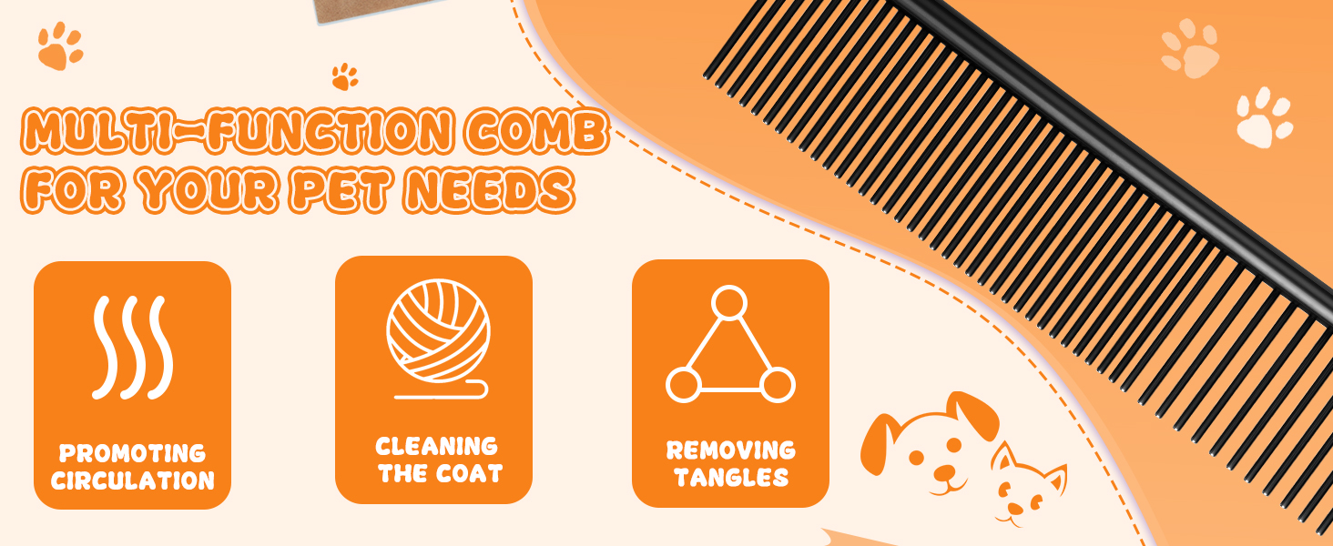 Набір професійних ножиць для грумінгу собак Moontay 7 дюймів: вигнуті, прямі, розріджуючі ножиці