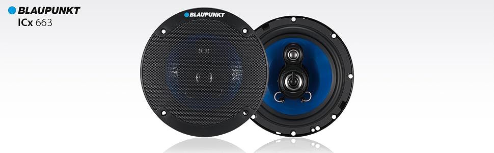 Автомобільна акустика Blaupunkt ICX663, 250 Вт, чорна, одноканальна