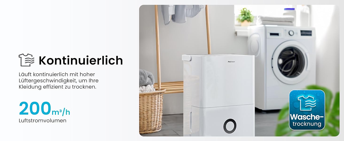 Про Breeze Зволожувач повітря 30л/24г - електричний з Wi-Fi та додатком - датчик вологості, 4л бак, таймер, шланг - від вологи та плісняви