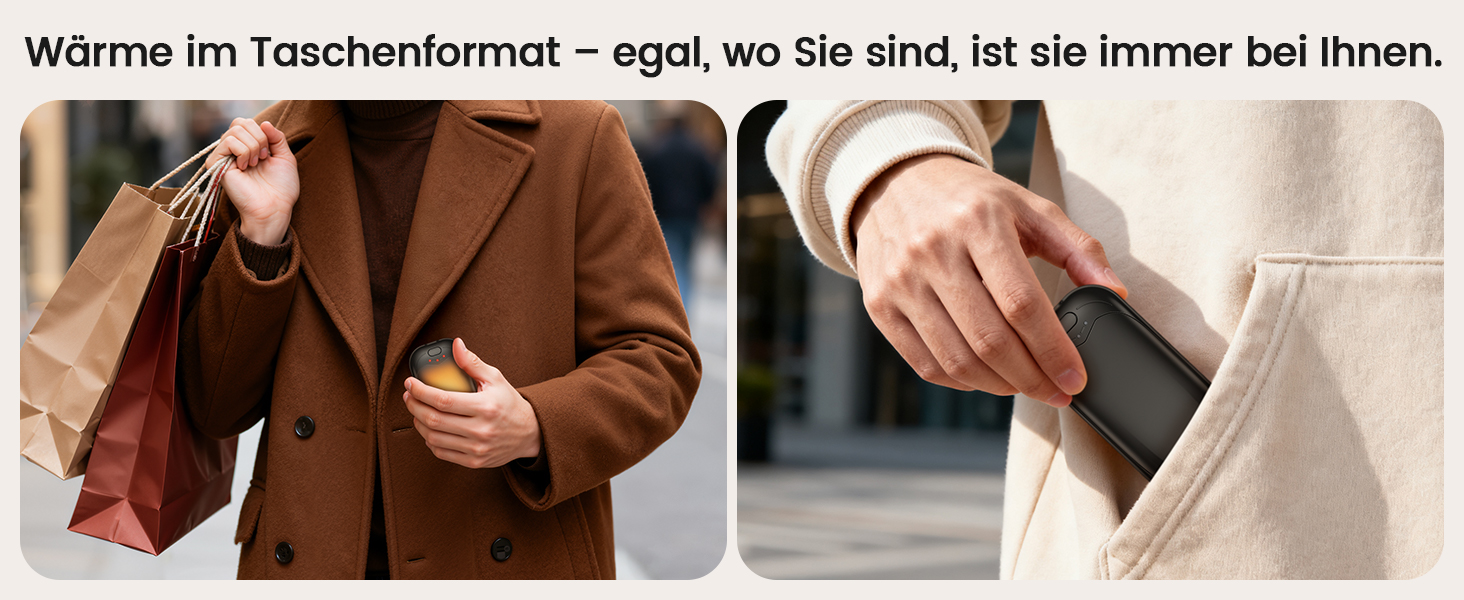 Електричні грілки для рук Gabless 2 шт., USB, портативні, 3 рівні нагріву, швидкий нагрів, чорні - чудовий подарунок для чоловіків та жінок