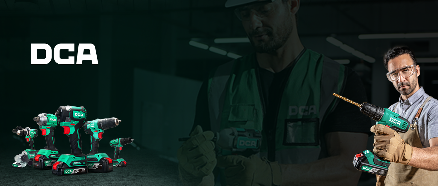 Акумуляторний дриль-шуруповерт DCA ADJZ2035, 20V, 40 Нм, 2.0Ah, 25-ти частинний комплект