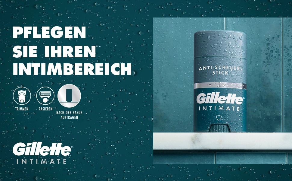 Смінні леза для бритви Gillette Body & Intimate, набір 6 шт, чорні, для делікатних зон та тіла