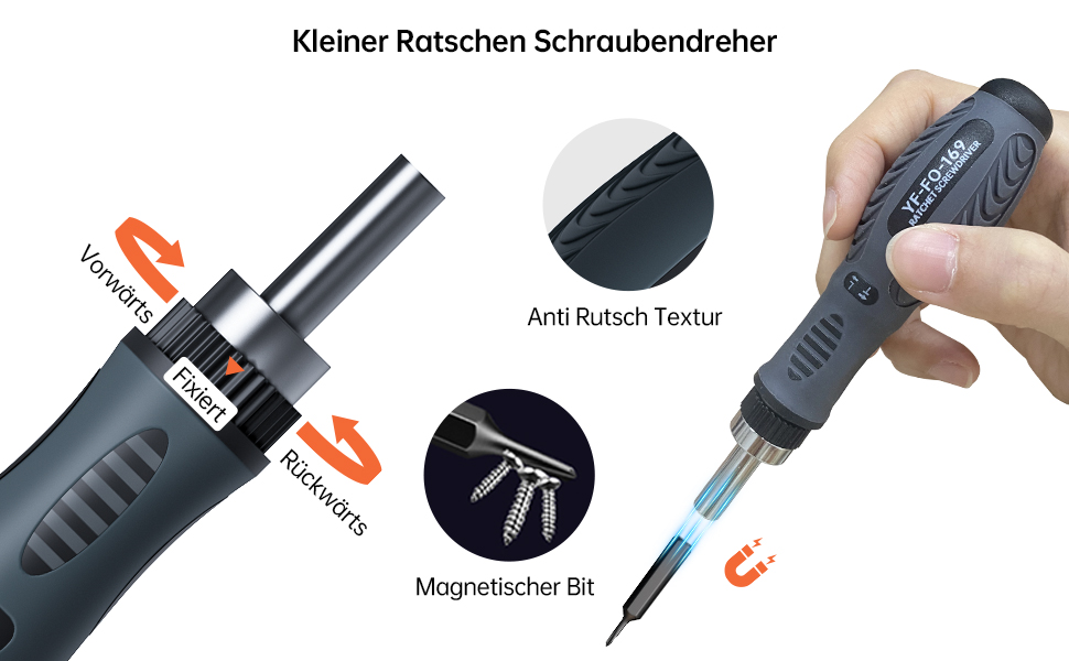 Електрична викрутка JAKEMY 180 в 1 з 3 режимами, набір для дрібної механіки, моделювання, ремонту ноутбуків, телефонів, годинників, окулярів. Моделі Fo167, Fo169