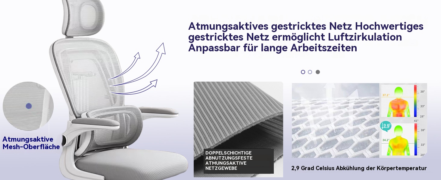 Ергономічне крісло для офісу чорно-біле | Регульоване по висоті, з підлокітниками, підтримкою попереку та сіткою | Для дому, ігор, навчання. Чорний та білий, середній розмір