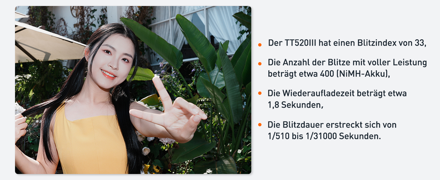 Спалах для камери Godox TT520III з радіопередавачем RT-16, GN33, підтримка S1/S2, сумісний з камерами