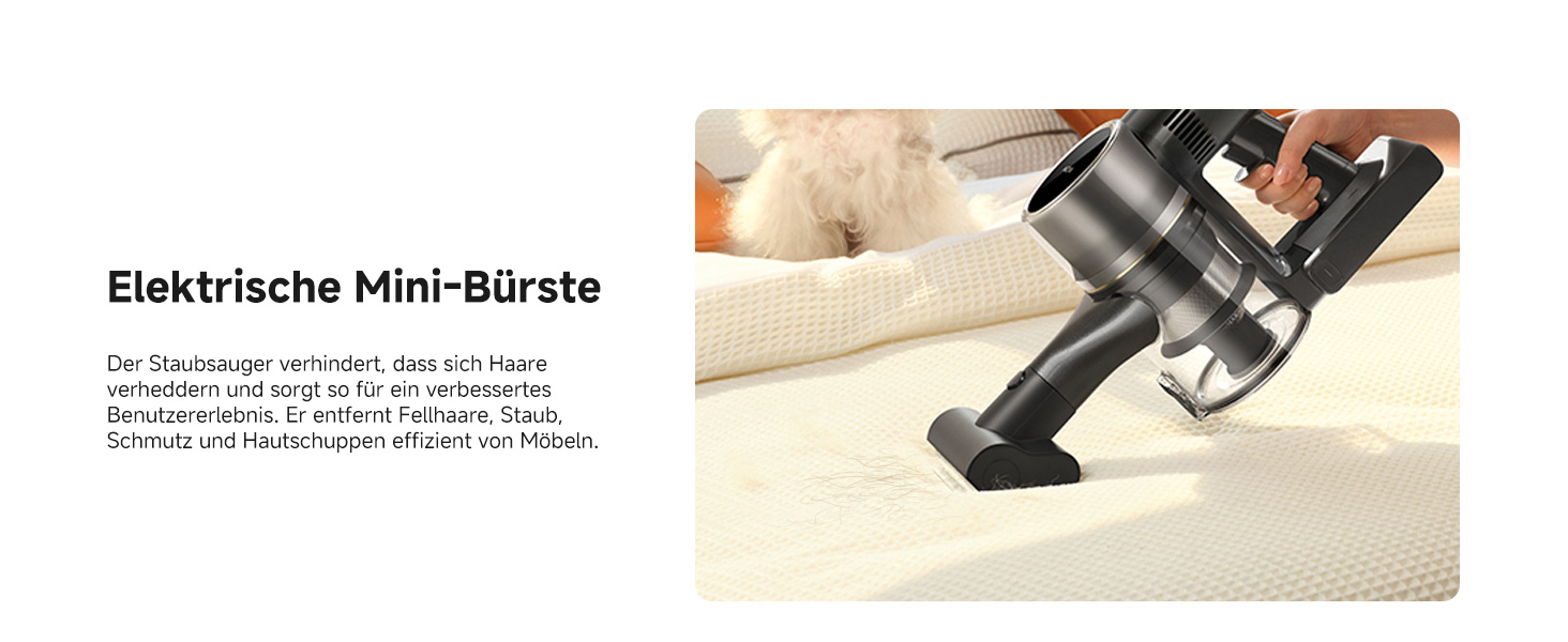 Mova S5 Sense: Бездротовий акумуляторний пилосос з тривалою роботою до 97 хвилин, для килимів, твердих підлог та шерсті тварин. Тиха, самостійна, з антизаплутуванням.