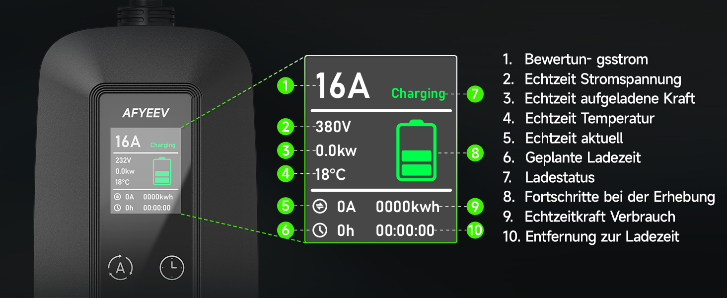 Кабель зарядного пристрою для електромобіля Schuko 6м 3.68kW 6-16A (Тип 2), EV, KS10-01, KS10-3.6kW