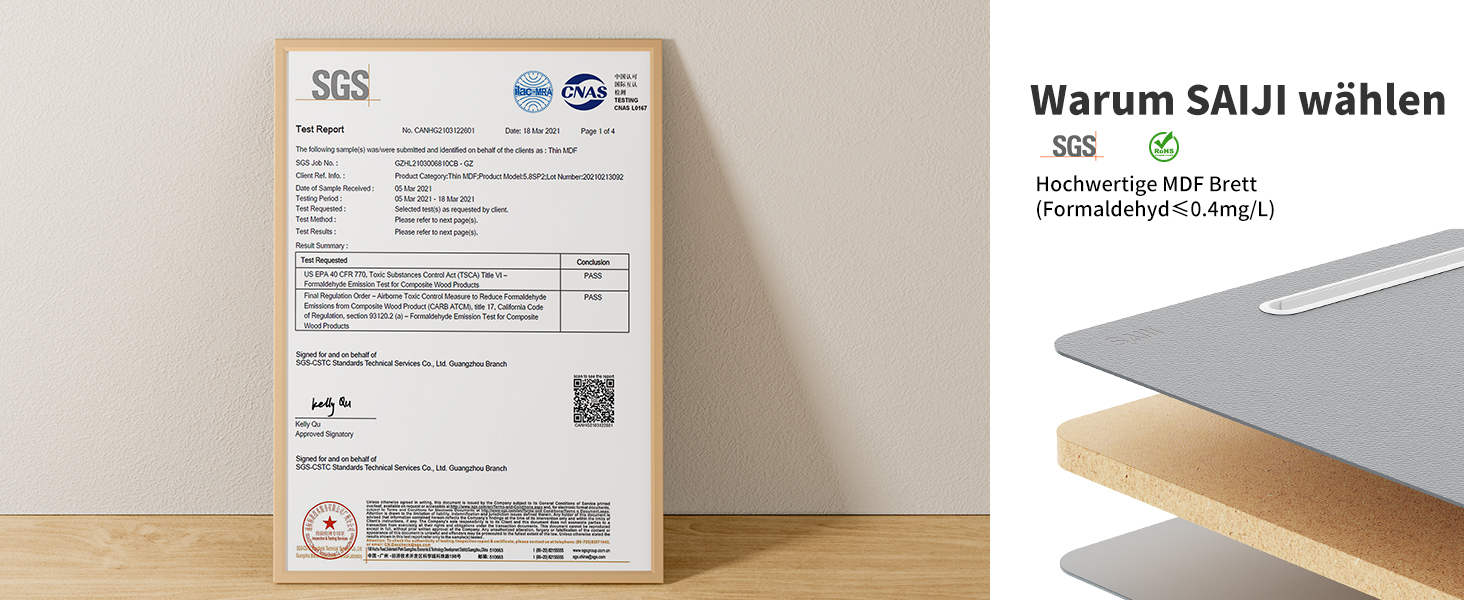 Столик для ноутбука SAIJI 60x45 см, регульована висота, з підставкою для книг, ящиком та кріпленням для планшета. Ідеально для роботи, читання та сніданку.