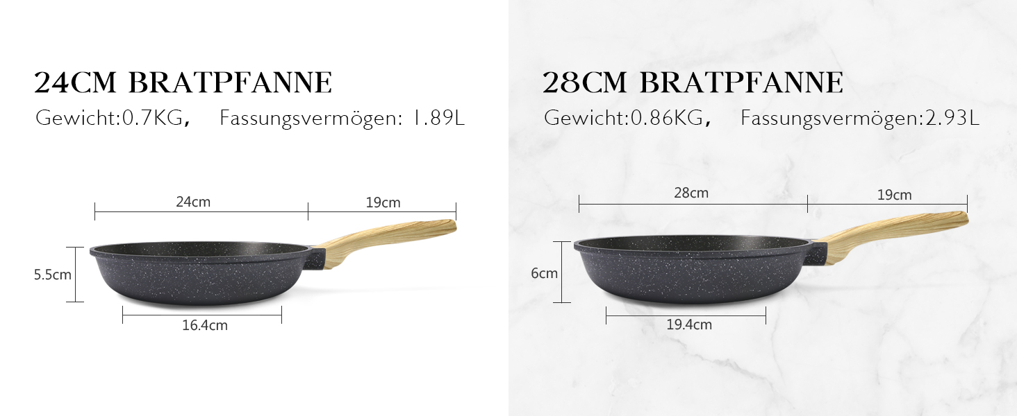 Набір посуду GiPP 17 предметів: каструлі та сковороди з антипригарним покриттям, сірий колір